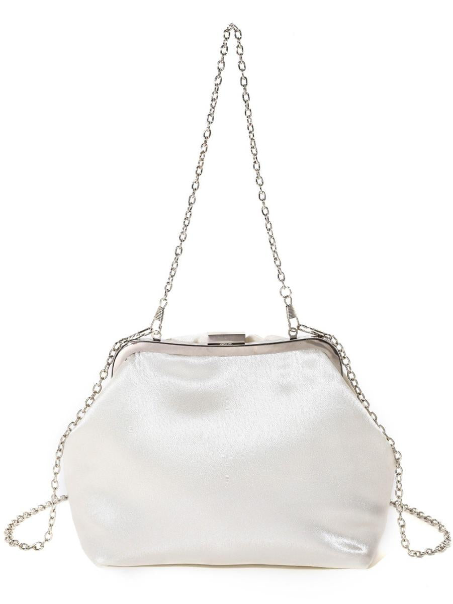 Satin Silk Dimensional Rose Tote Bag