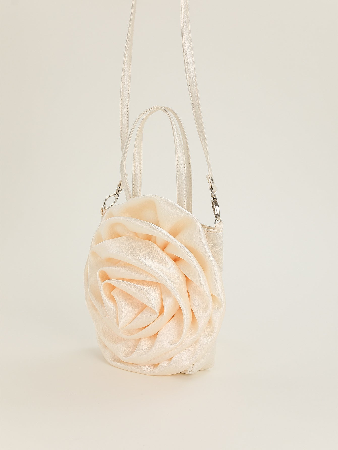 Three-dimensional Rose Tote Bag