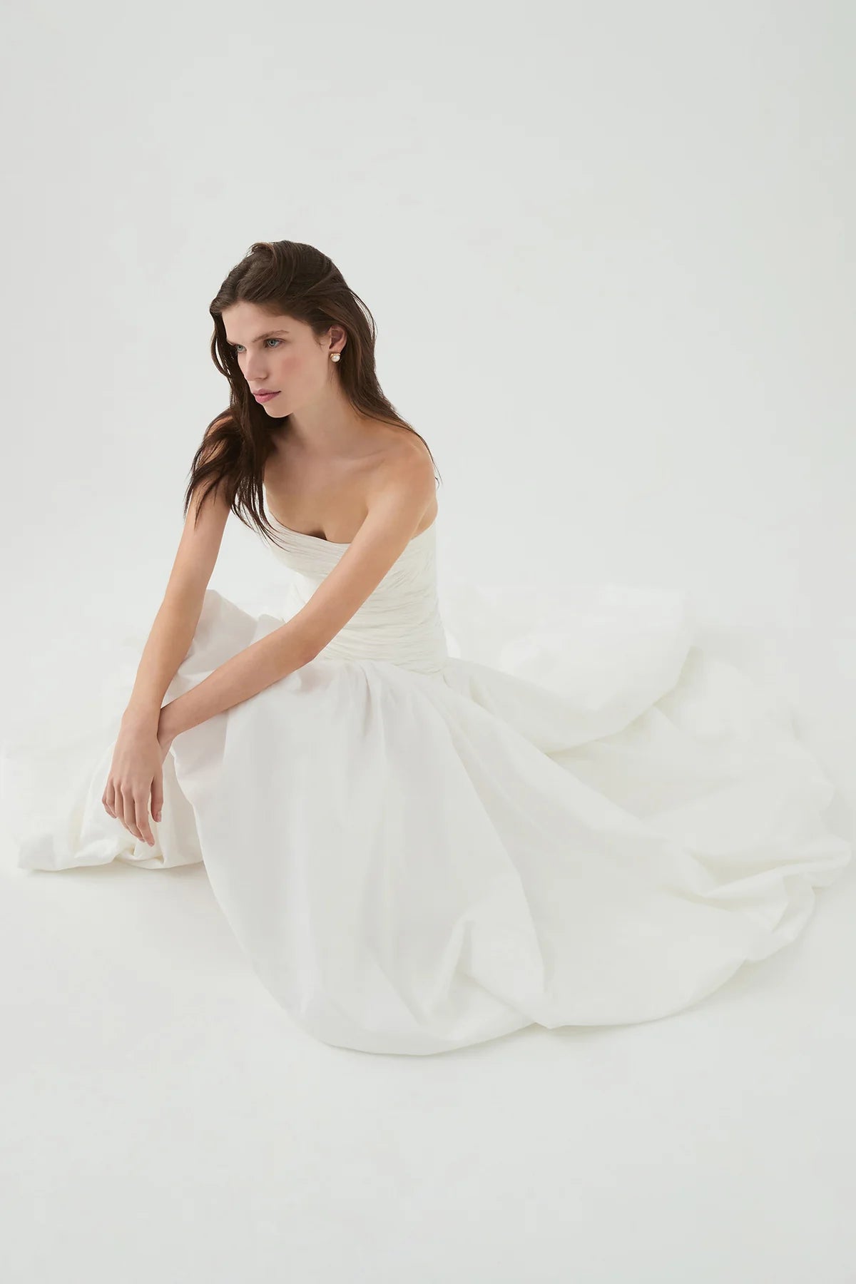 Strapless Bubble Hem Maxi Dress