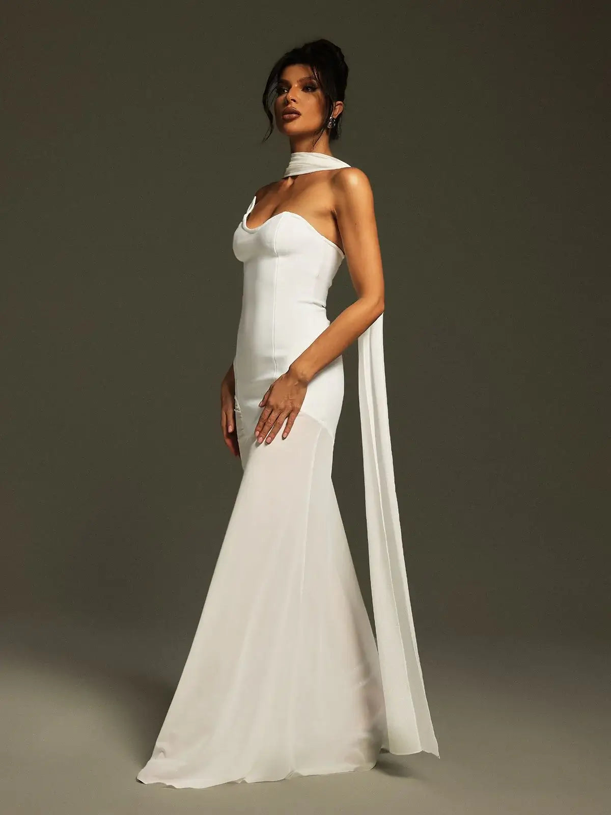 Strapless Bodycon Mermaid Dress