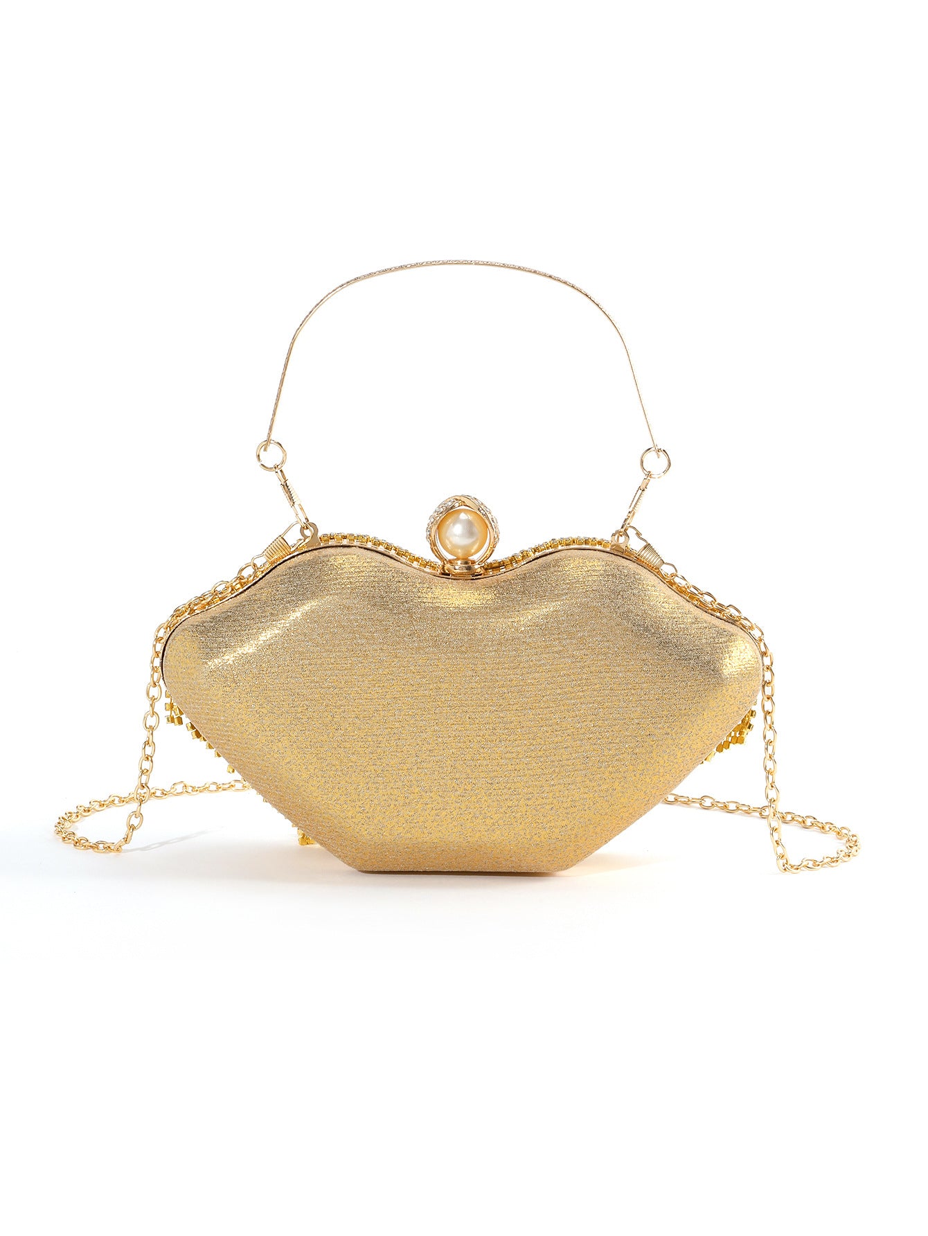Rhinestone Tassel Clutch Evening Bag